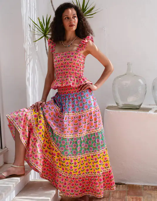 JESSICA SKIRT - Rainbow Mix