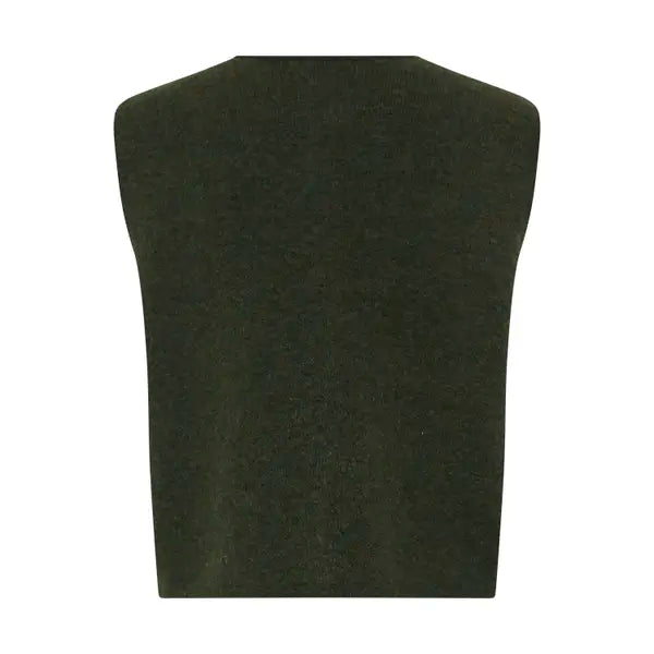 SLEEVLESS KNIT - Dark Green