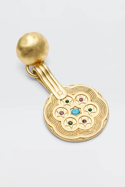 RIXO ANOUK GOLD PLATED EARRINGS