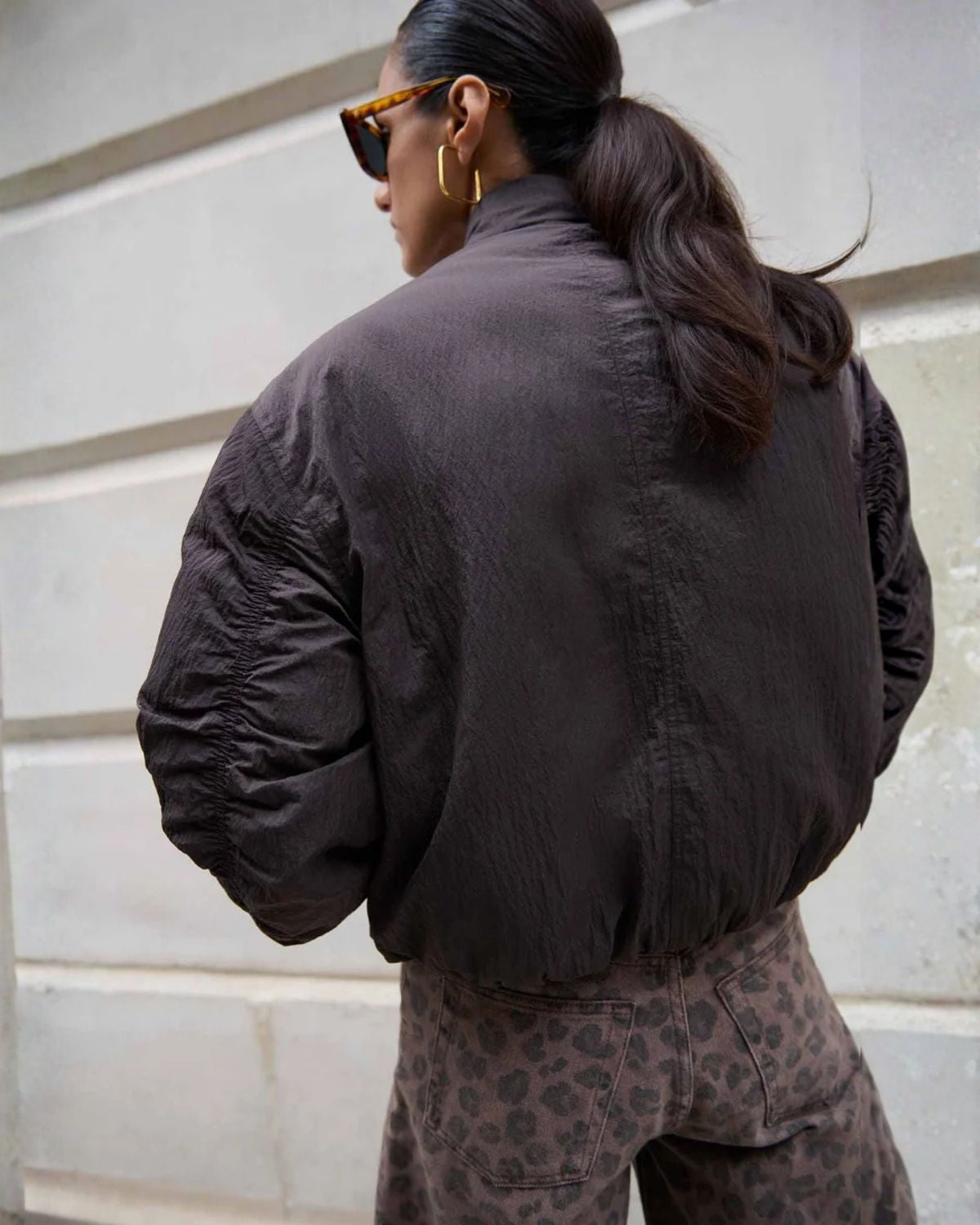 BODIE BOMBER JACKET - Espresso