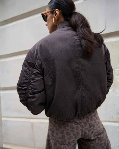 BODIE BOMBER JACKET - Espresso