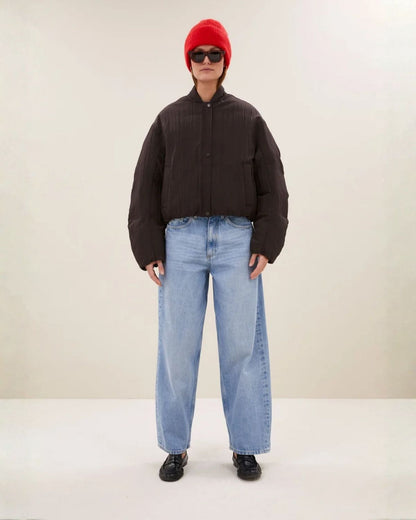 BODIE BOMBER JACKET - Espresso