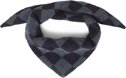 AGYLE TRIANGLE SCARF - Blue & Grey