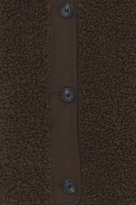 FLEECE VEST -Coffee Bean Brown