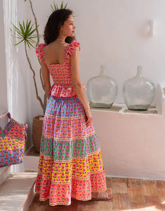JESSICA SKIRT - Rainbow Mix