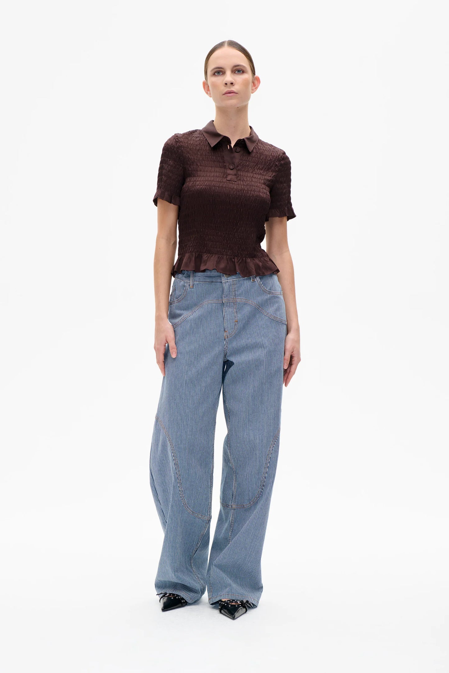 NAPOLEN JEANS - Milk Boy Stripe