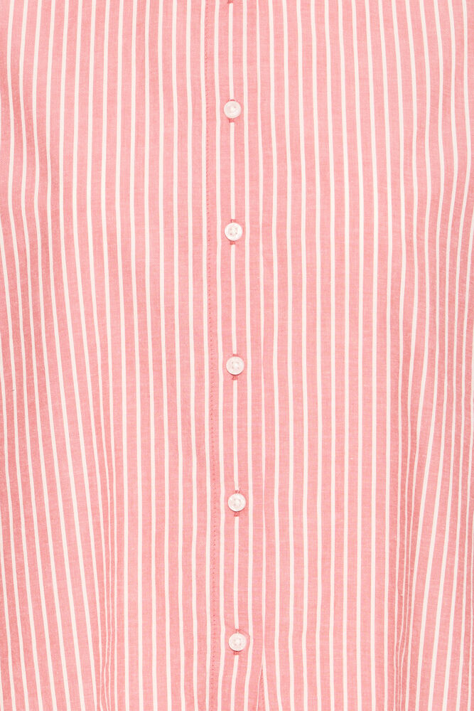 PINK STRIPE COTTON SHIRT
