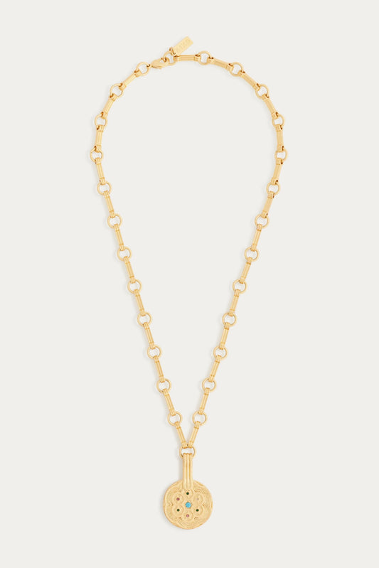 RIXO SOL NECKLACE - Gold Plated