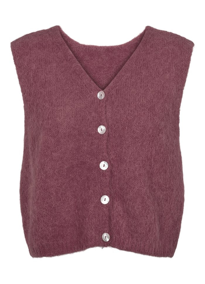 TELMA VEST - Bordeaux