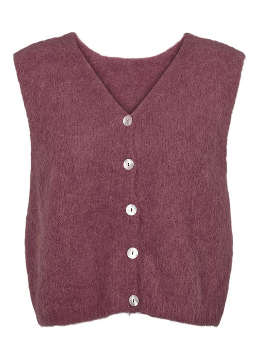 TELMA VEST - Bordeaux