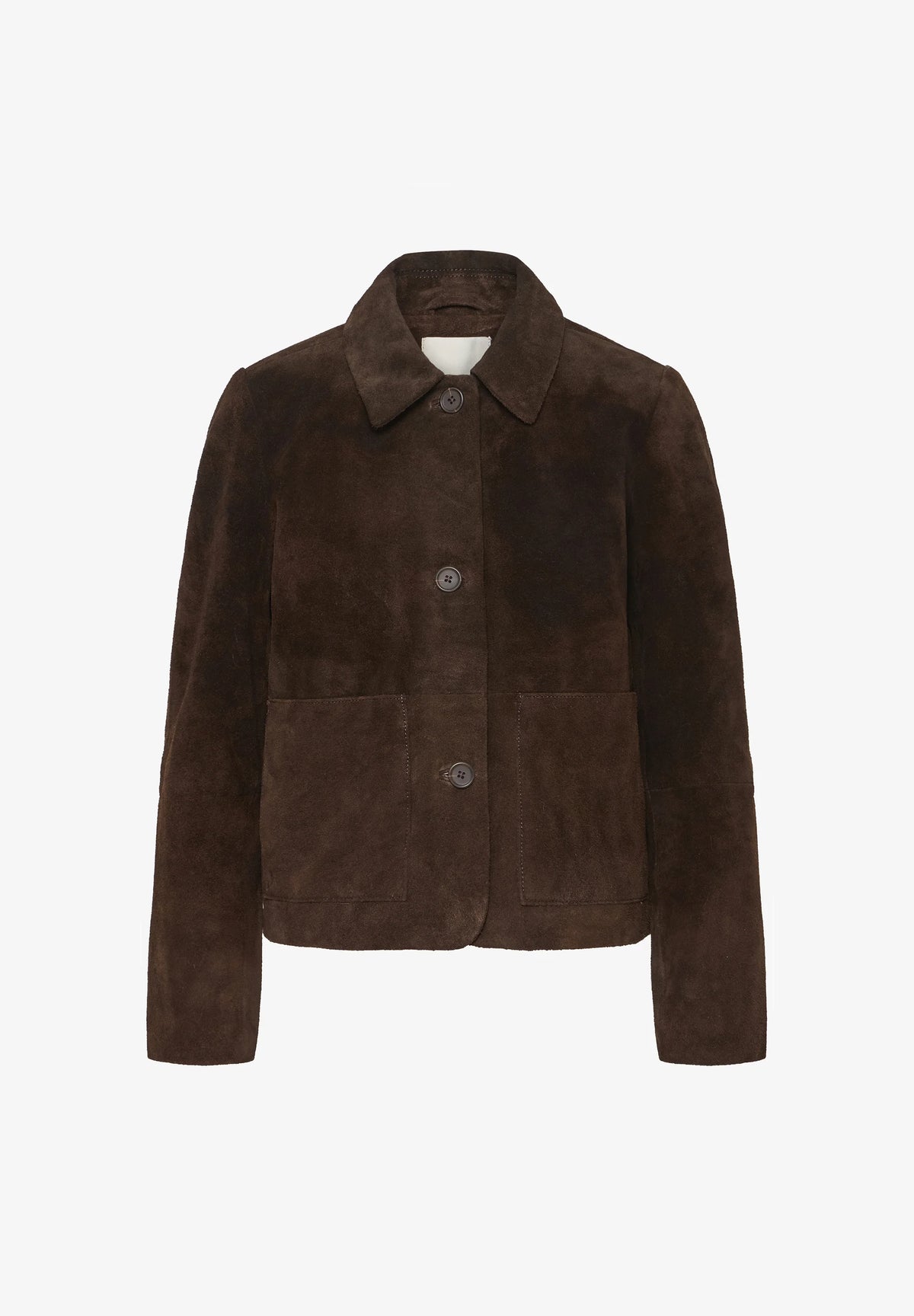 CHOCOLATE SUEDE JACKET