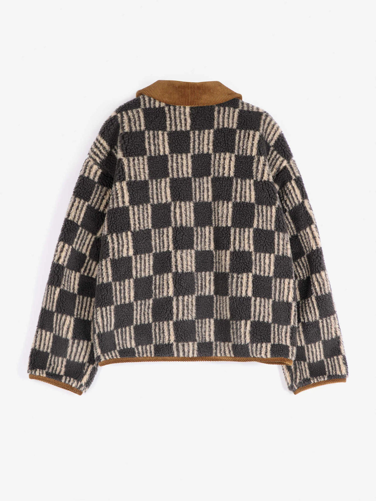 BOBO CHOSES Almost Moiré All Over Sherpa Jacket