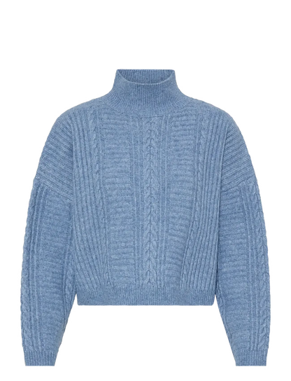 ICHI TURTLENECK KNIT - Allure Blue