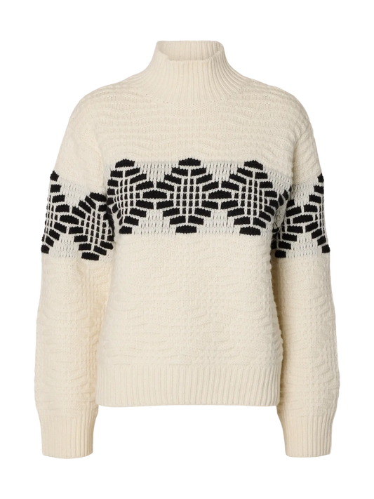 SELECTED KNIT HIGH NECK