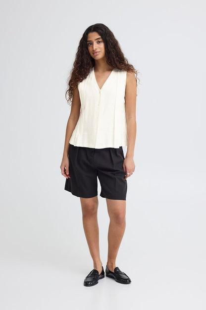 LINEN BLEND TOP