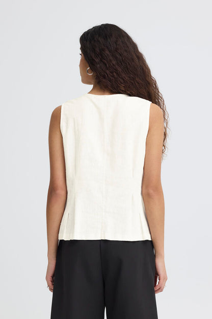 LINEN BLEND TOP