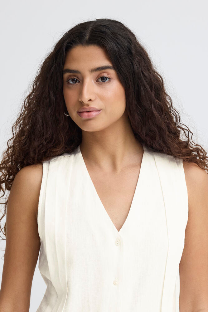 LINEN BLEND TOP
